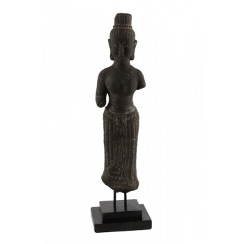 Escultura Decorativa em Pedra Deusa A61xC15xL15 cm