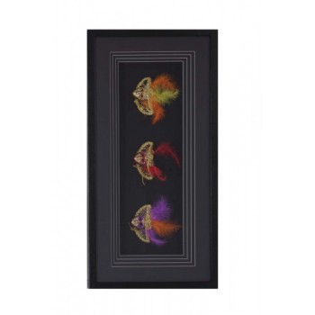 Quadro Decorativo Máscaras de Veneza A40xC80xE6 cm