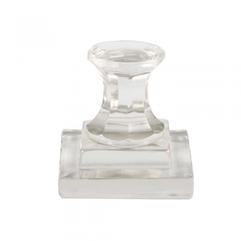 Suporte Vela C/ Base Vidro 8X8X8CM