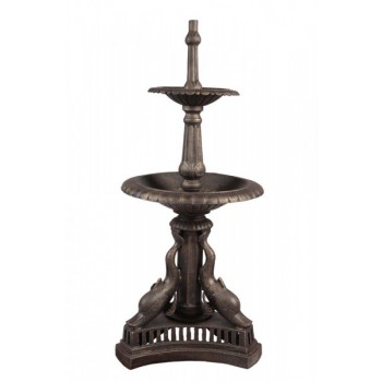 Chafariz em Ferro 2 Quedas com Escultura Peixes  A141xD61 cm