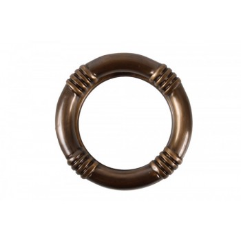 Batedor Aldrava em Latão Bronze Argola D10cm