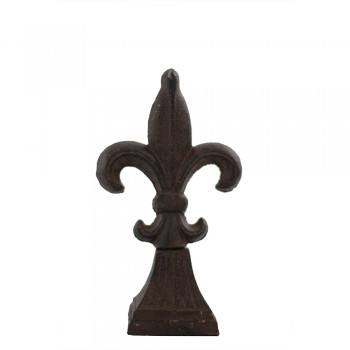 Peso Flor de Lis em Ferro Médio 5,3X9X16 cm