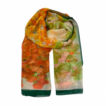 XALE 100%  POLIESTER FLOWERS DELICATE 190X130 CM