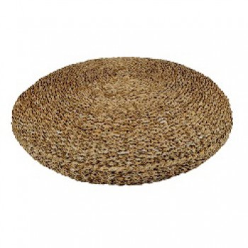 PUFF REDONDO FIBRA NATURAL 40x20CM BDH-95