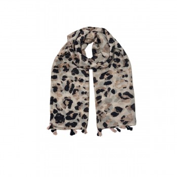 XALE 100%  POLIESTER ANIMAL PRINT KORA/PELE MEDIO 180X90 CM