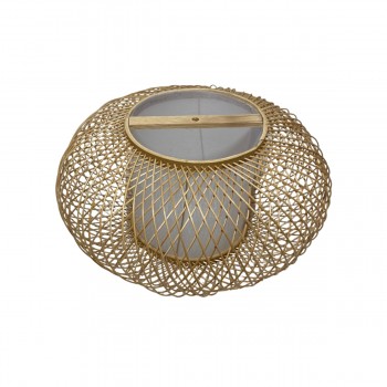 PENDENTE DE BAMBU NATURAL 40 X 30 CM