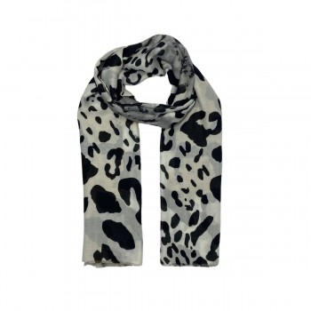 XALE 100%  POLIESTER ANIMAL PRINT OFF WHITE 180X90 CM -