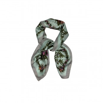 XALE ESTAMPADO FLORAL DELICATE 100% POLIESTER 70 X 70 CM