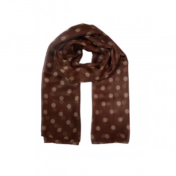 XALE 100%  POLIESTER CHANTAL POA BROWN 180X90 CM