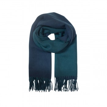 XALE 100% ACRILICO LAUREN DUPLA FACE MARINE/MOOS 180 X 65 CM