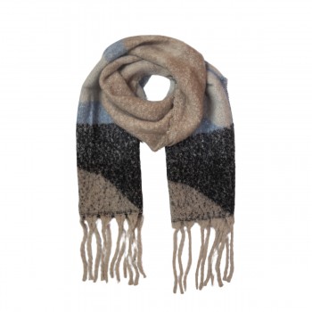 XALE 100% ACRILICO GRETA ABSTRACT FENDHI/BROWN  180 X 65 CM